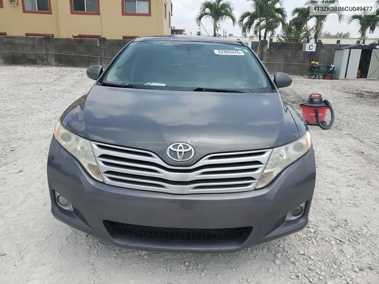 2012 Toyota Venza Le VIN: 4T3ZK3BB6CU049477 Lot: 62885245