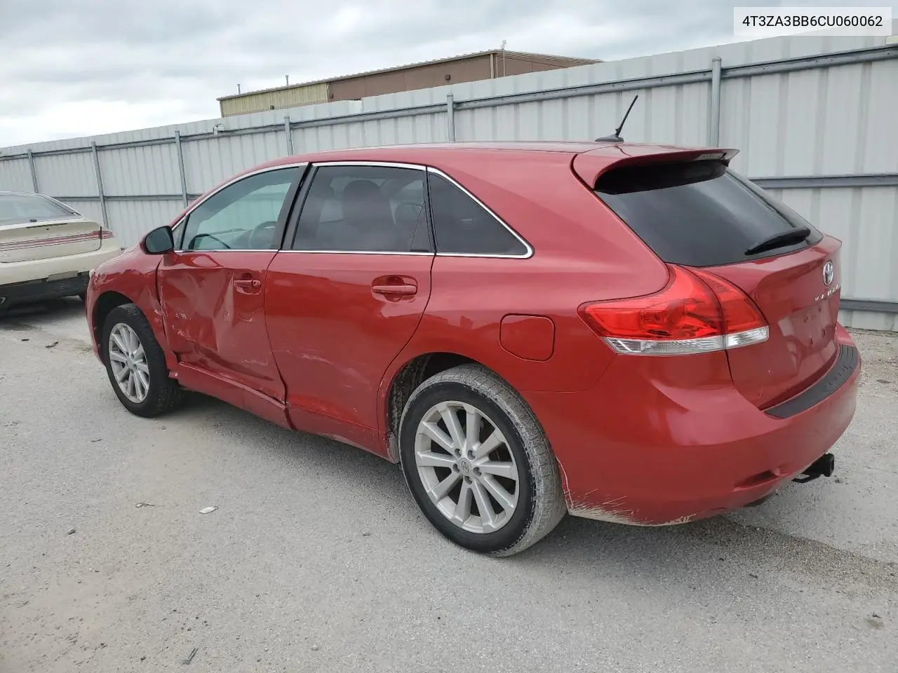 2012 Toyota Venza Le VIN: 4T3ZA3BB6CU060062 Lot: 63094295