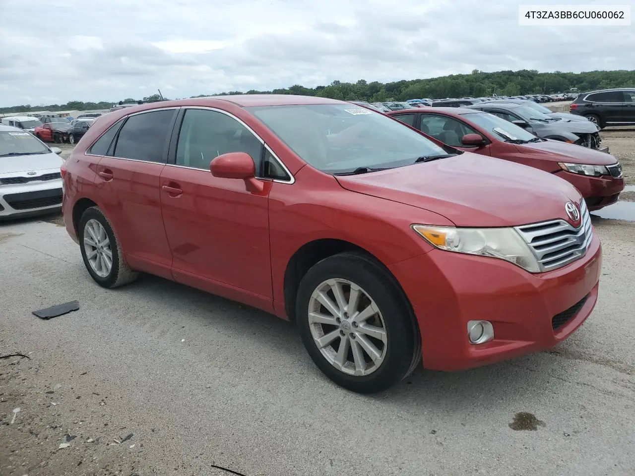 2012 Toyota Venza Le VIN: 4T3ZA3BB6CU060062 Lot: 63094295