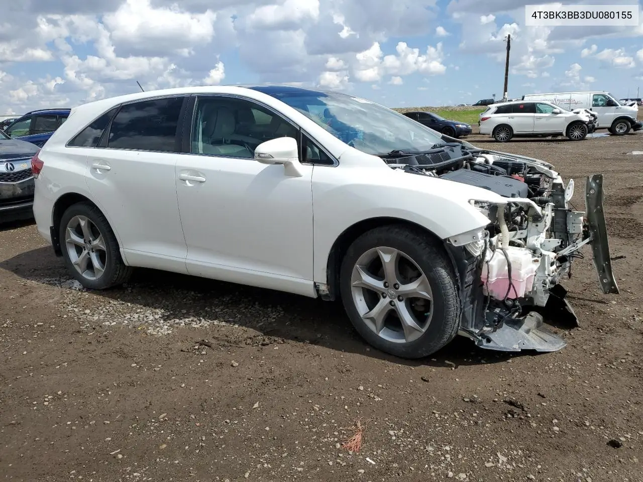 2013 Toyota Venza Le VIN: 4T3BK3BB3DU080155 Lot: 56891335