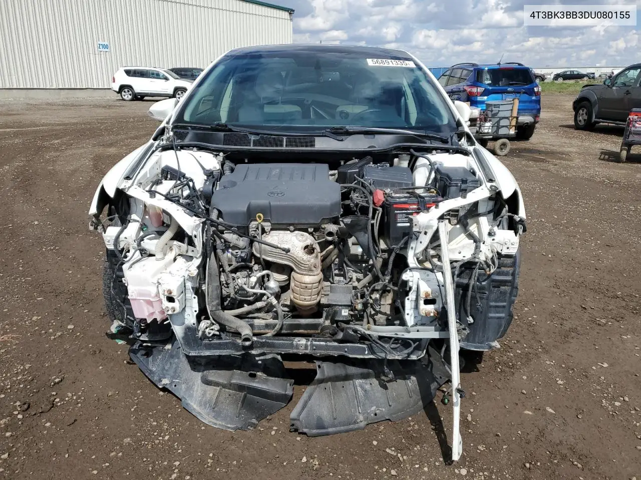 2013 Toyota Venza Le VIN: 4T3BK3BB3DU080155 Lot: 56891335