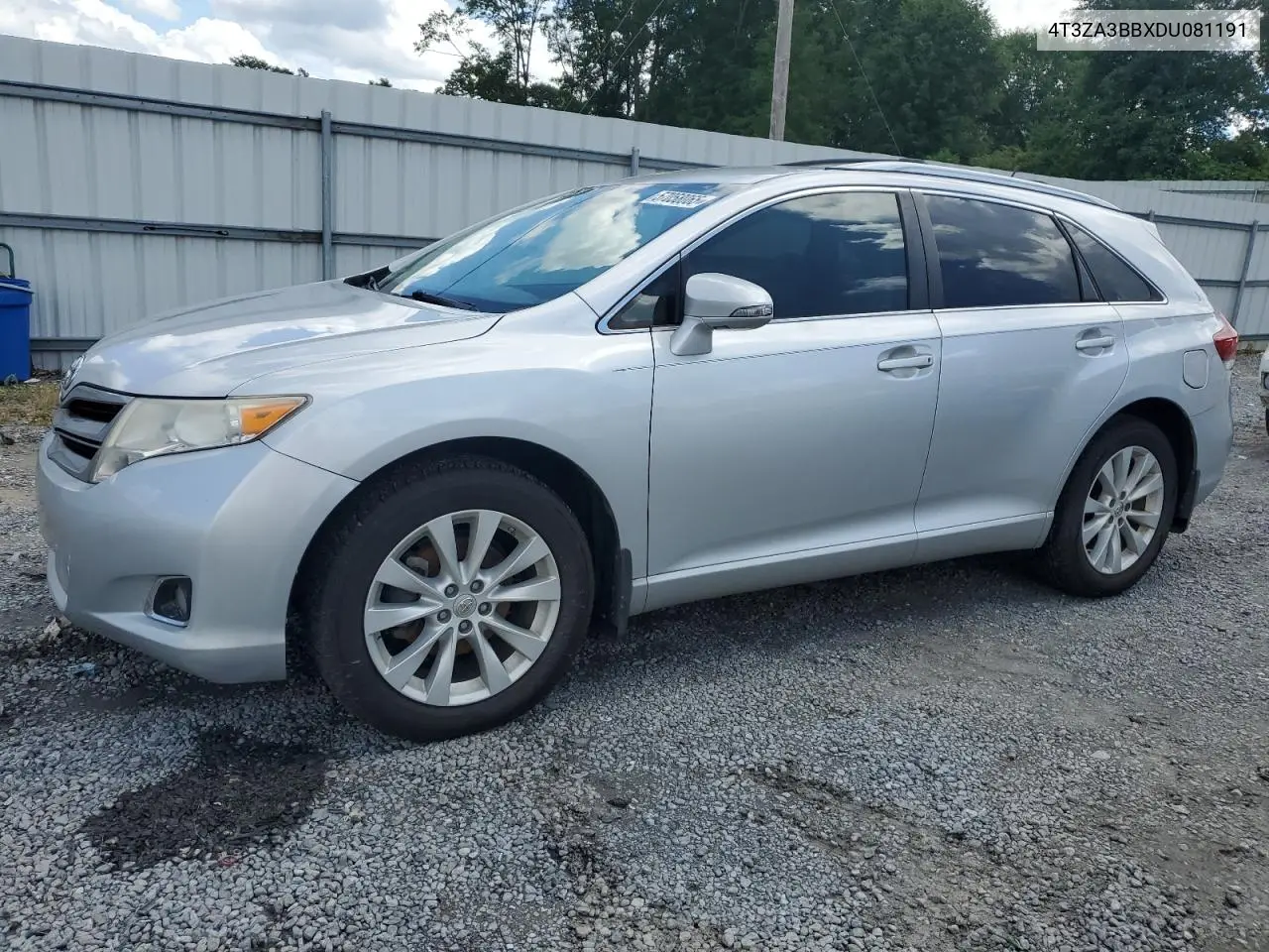 2013 Toyota Venza Le VIN: 4T3ZA3BBXDU081191 Lot: 57058065