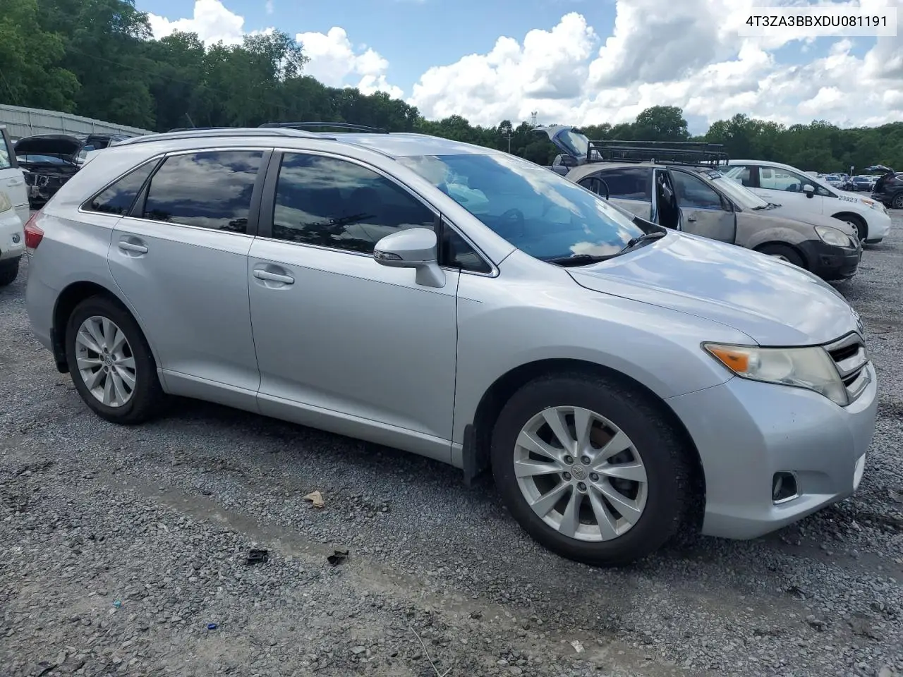 2013 Toyota Venza Le VIN: 4T3ZA3BBXDU081191 Lot: 57058065