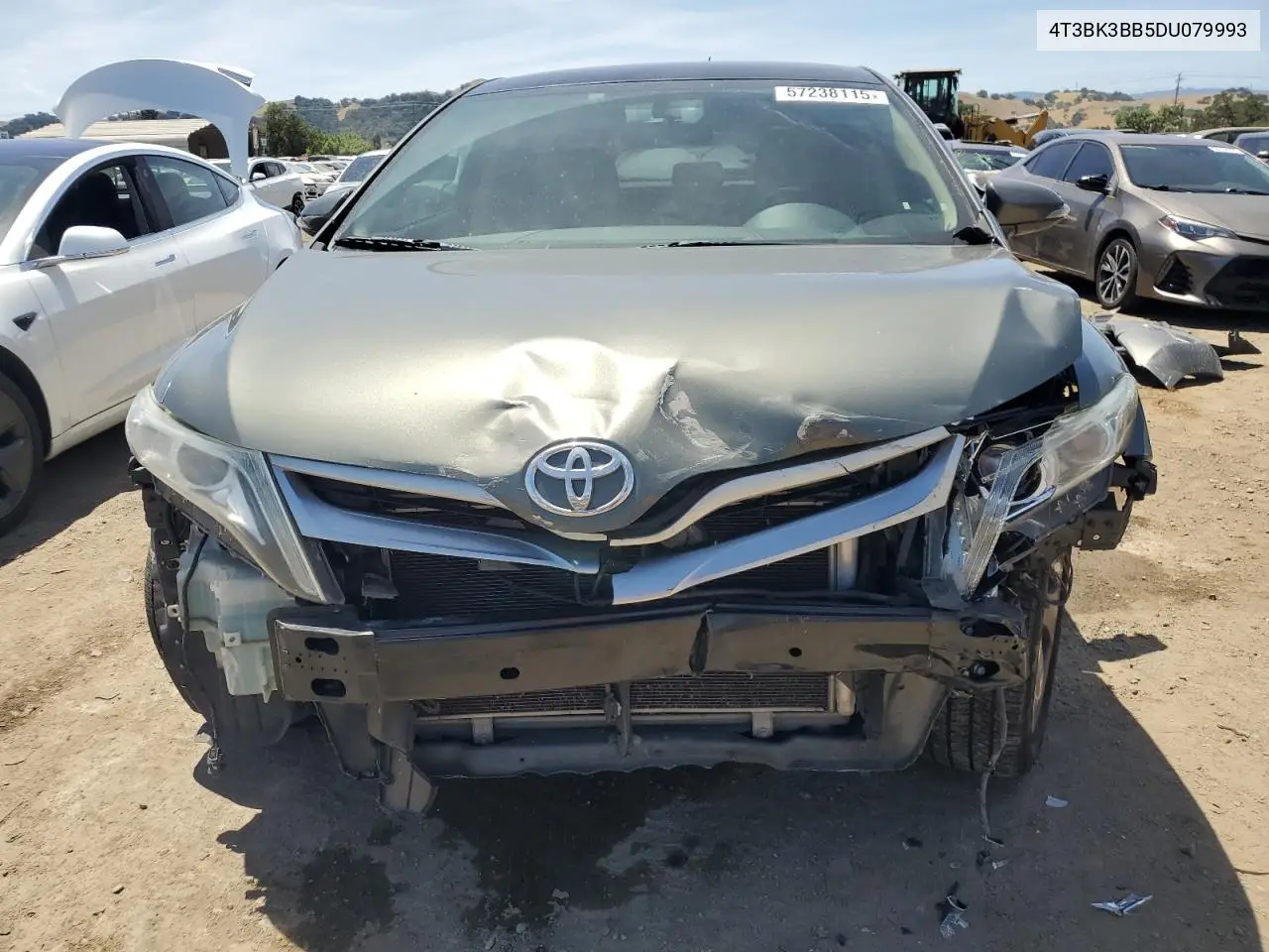 2013 Toyota Venza Le VIN: 4T3BK3BB5DU079993 Lot: 57238115