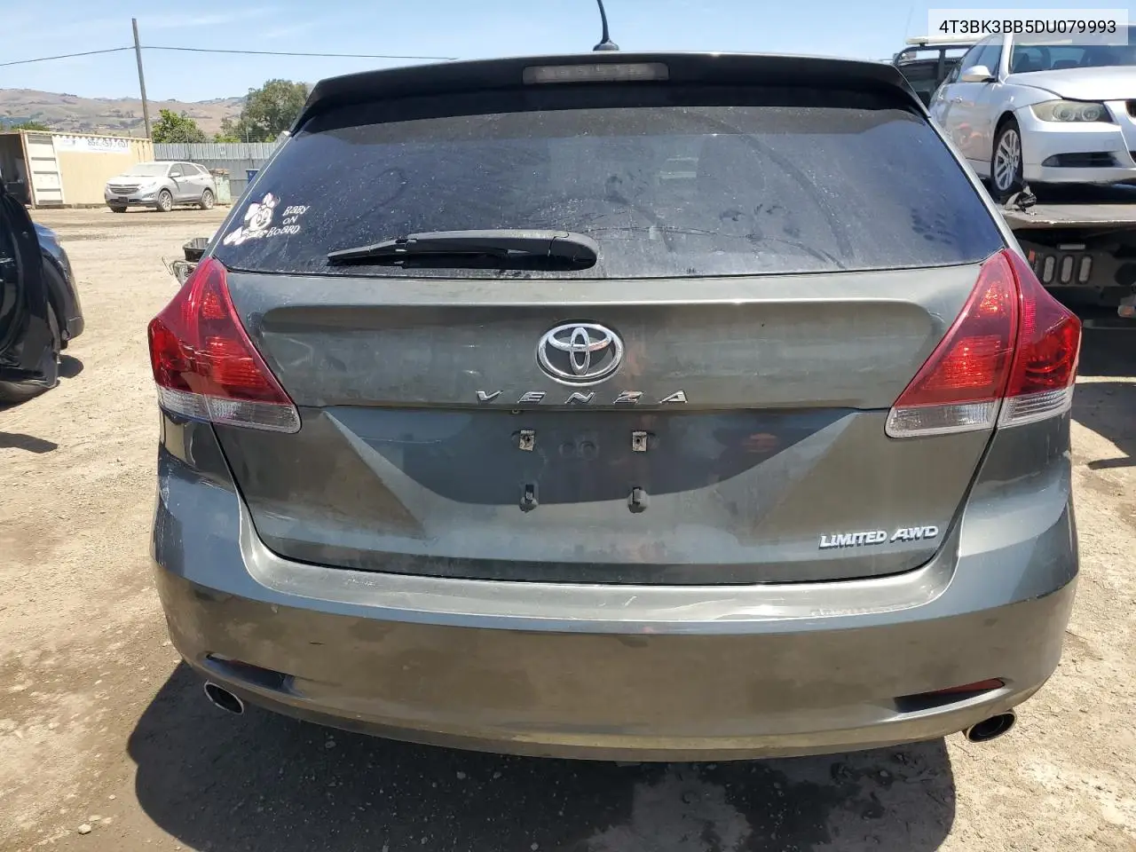 2013 Toyota Venza Le VIN: 4T3BK3BB5DU079993 Lot: 57238115