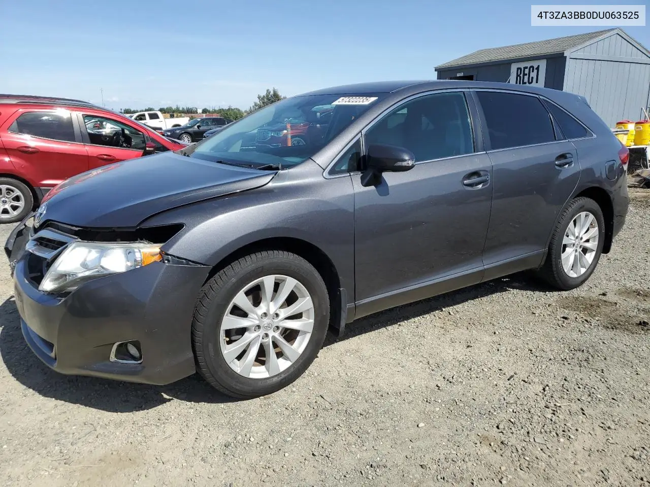 2013 Toyota Venza Le VIN: 4T3ZA3BB0DU063525 Lot: 57322235