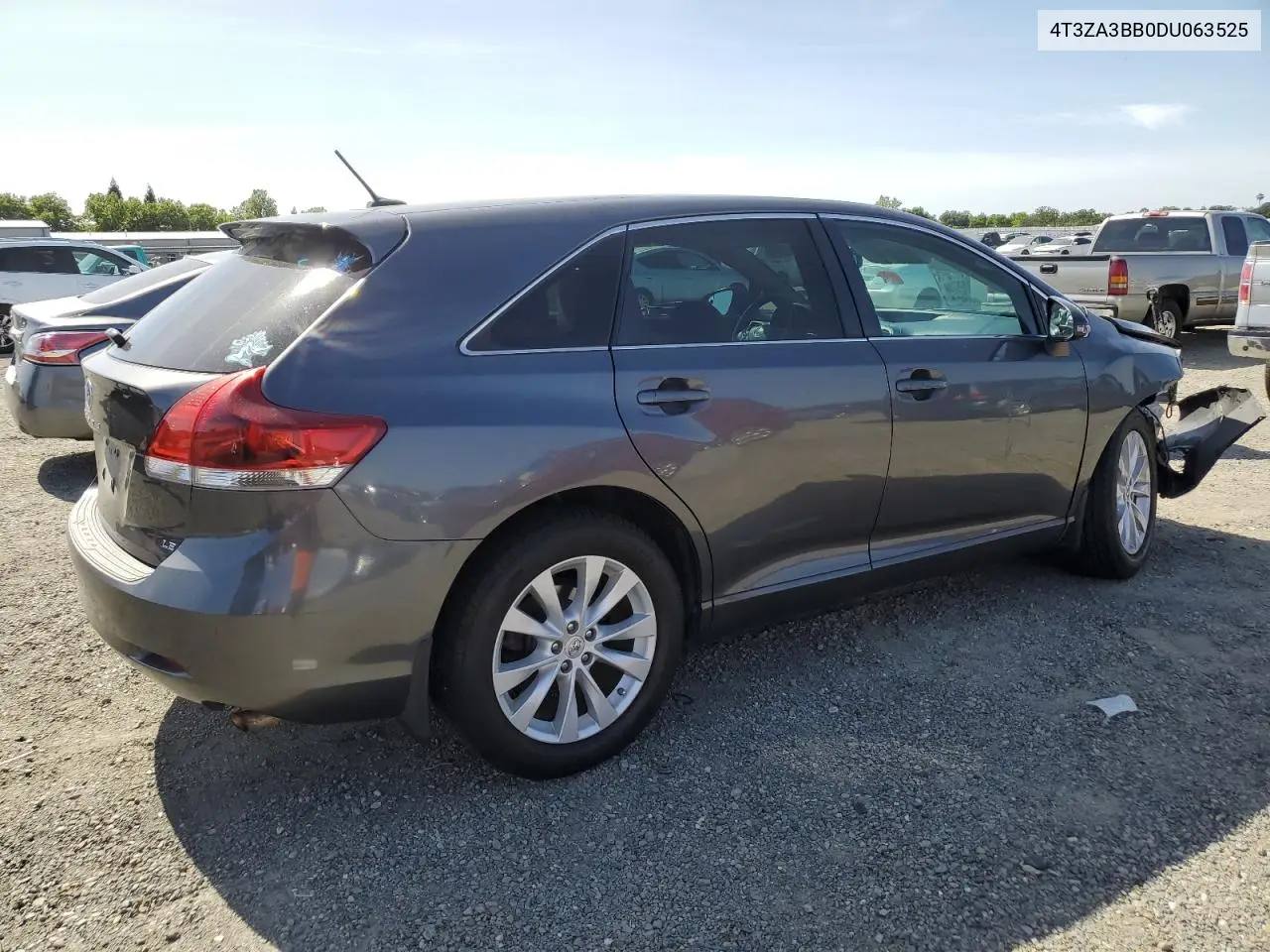 2013 Toyota Venza Le VIN: 4T3ZA3BB0DU063525 Lot: 57322235