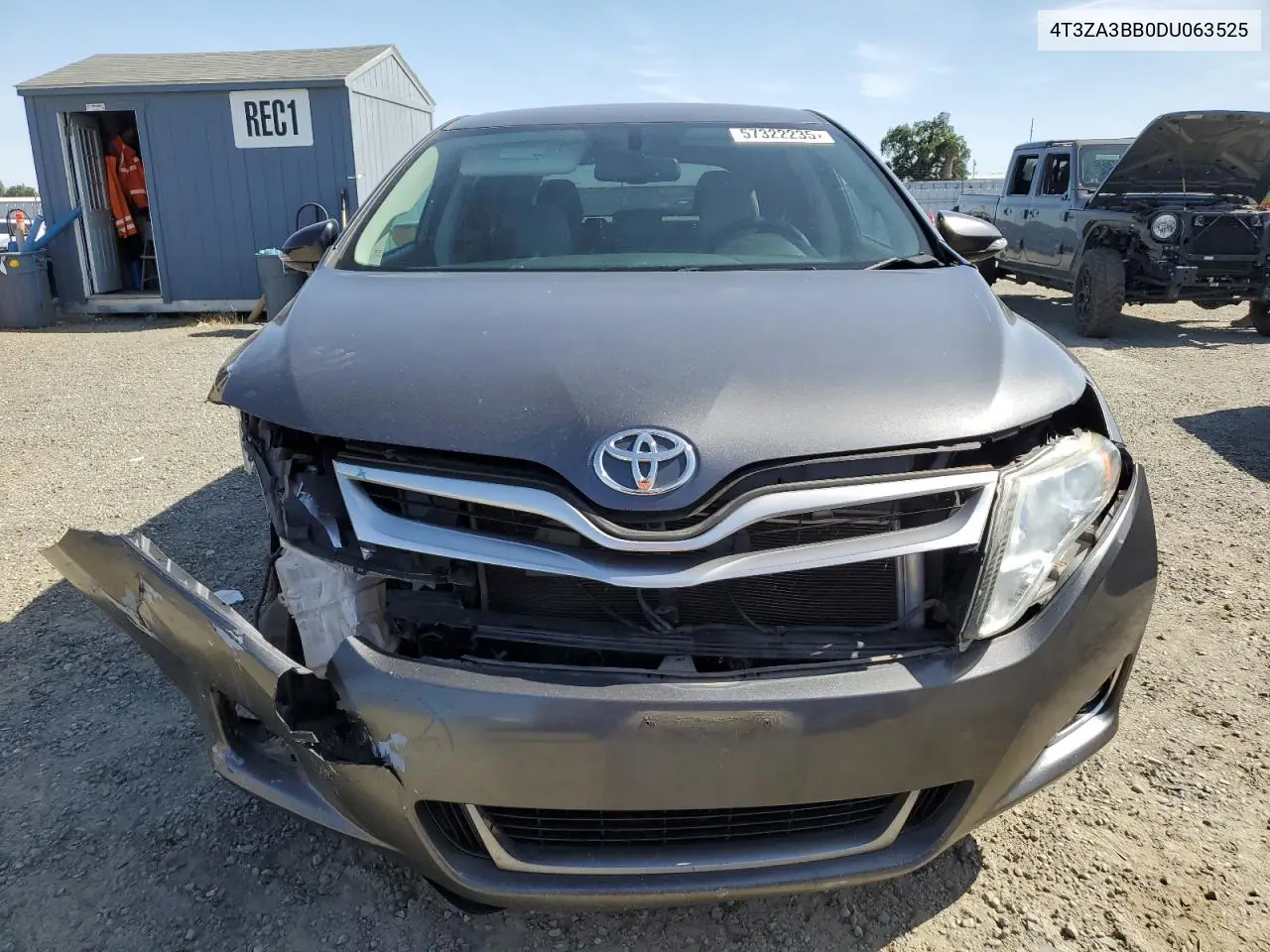 2013 Toyota Venza Le VIN: 4T3ZA3BB0DU063525 Lot: 57322235