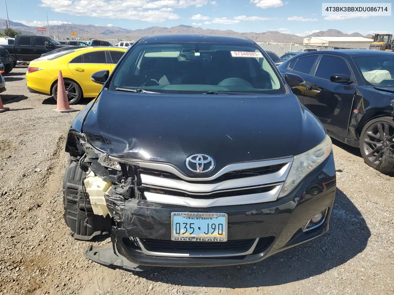 2013 Toyota Venza Le VIN: 4T3BK3BBXDU086714 Lot: 57348985