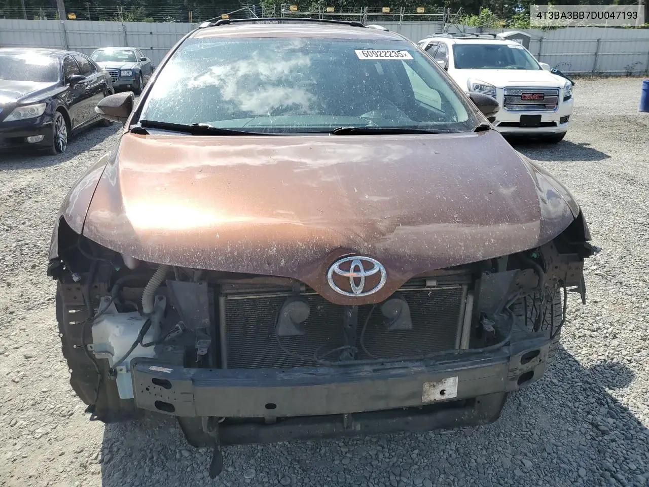 2013 Toyota Venza Le VIN: 4T3BA3BB7DU047193 Lot: 60922235