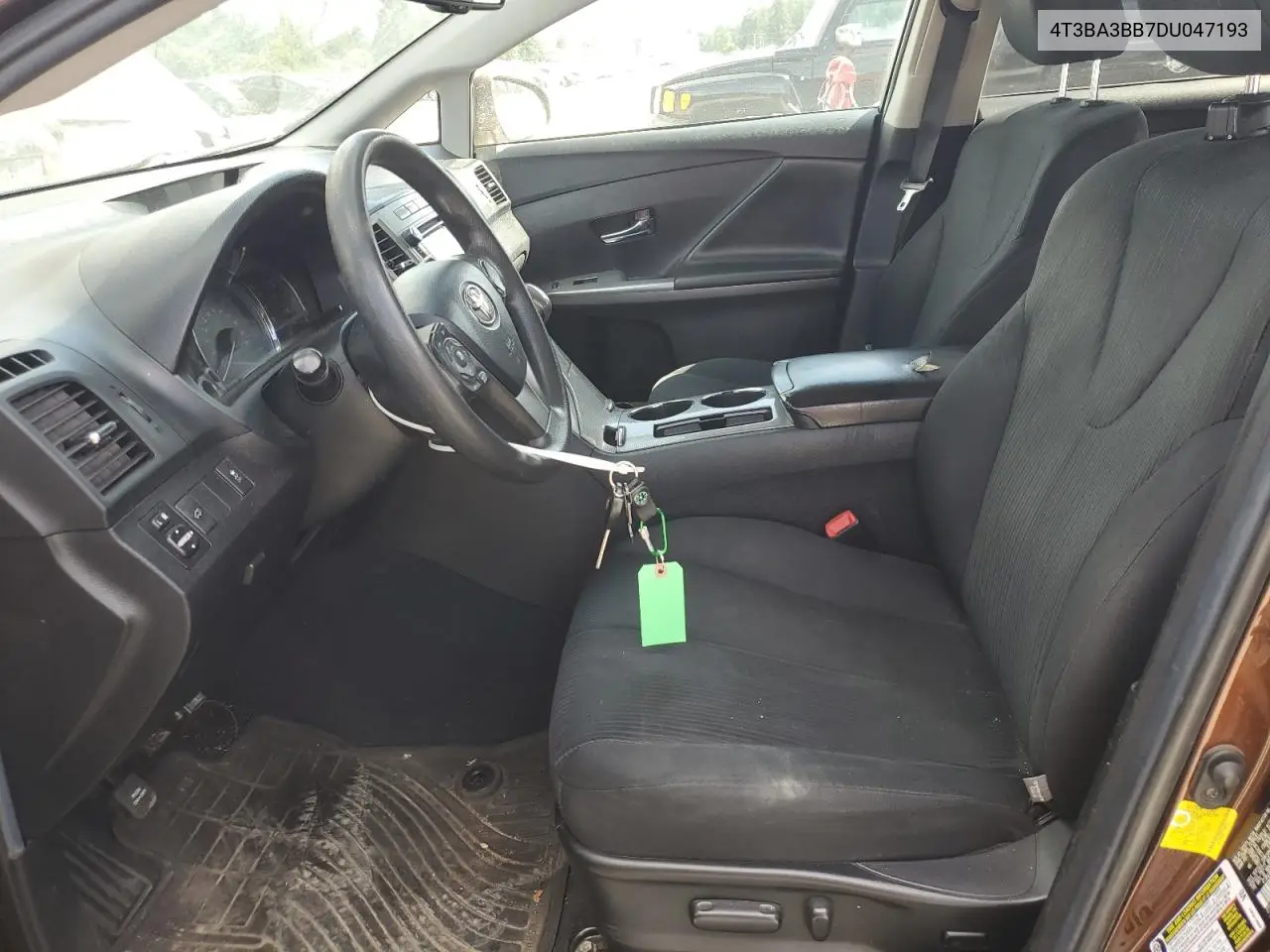 2013 Toyota Venza Le VIN: 4T3BA3BB7DU047193 Lot: 60922235