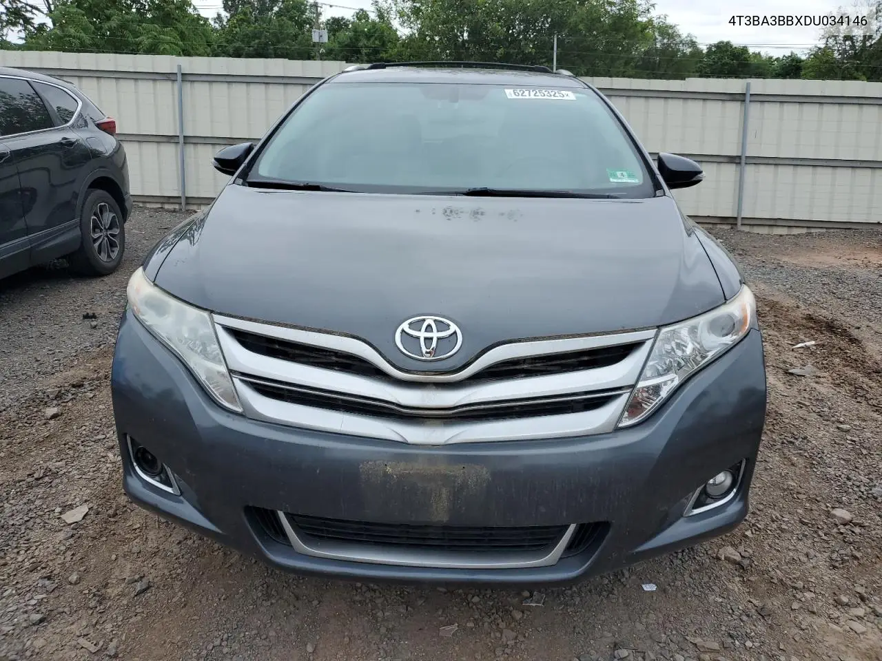 2013 Toyota Venza Le VIN: 4T3BA3BBXDU034146 Lot: 62725325