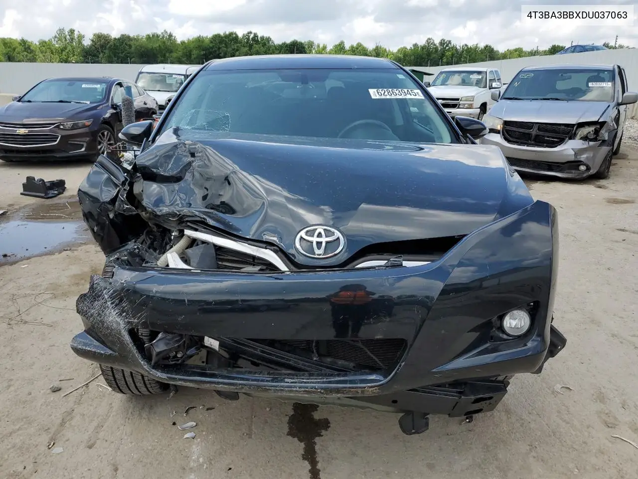 2013 Toyota Venza Le VIN: 4T3BA3BBXDU037063 Lot: 62863945