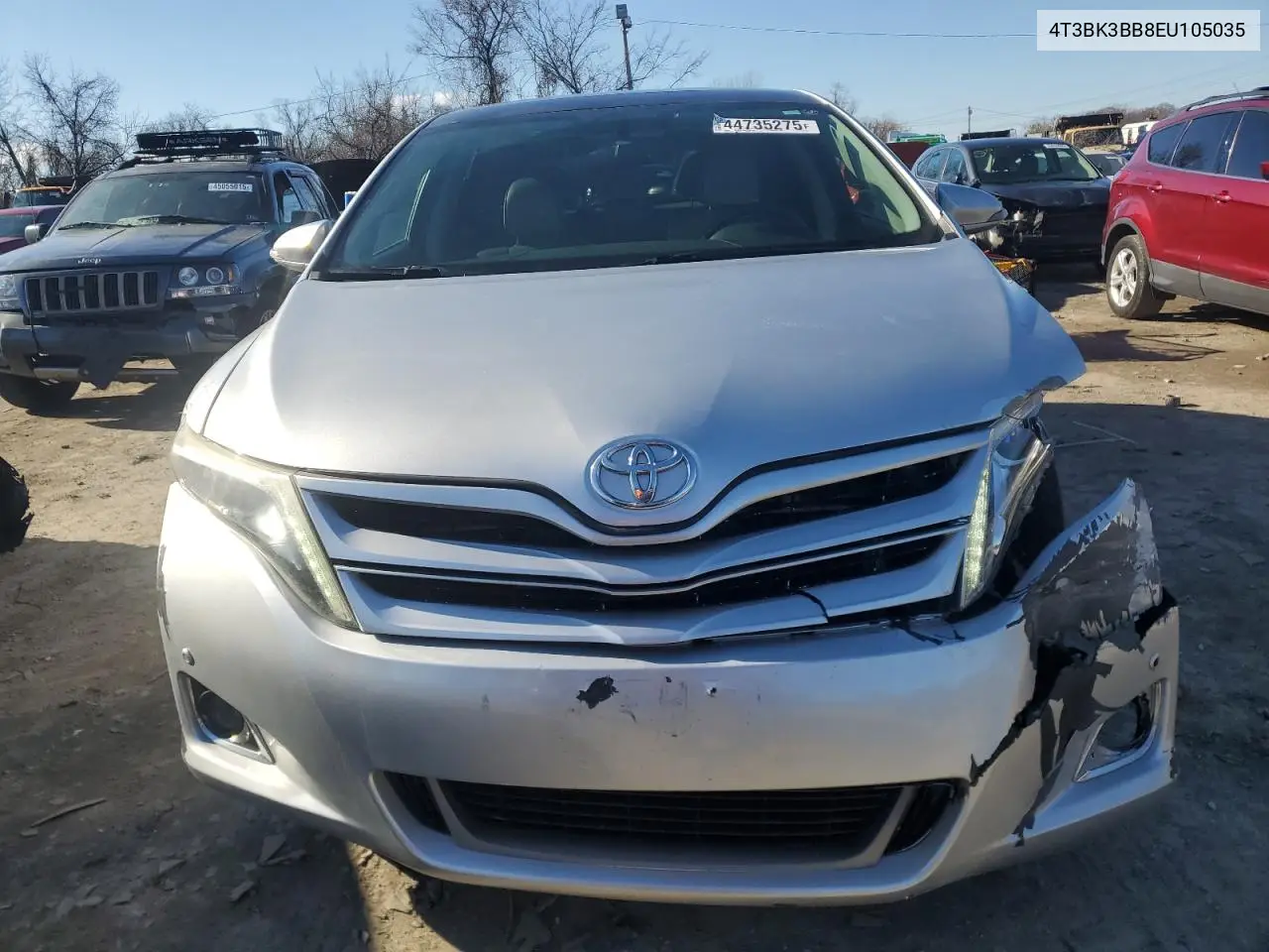 2014 Toyota Venza Le VIN: 4T3BK3BB8EU105035 Lot: 44735275