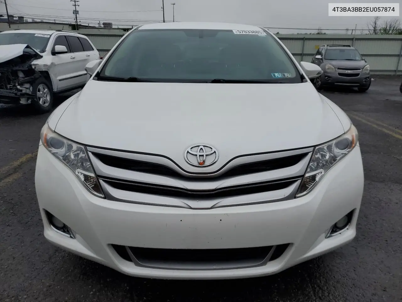2014 Toyota Venza Le VIN: 4T3BA3BB2EU057874 Lot: 57033885