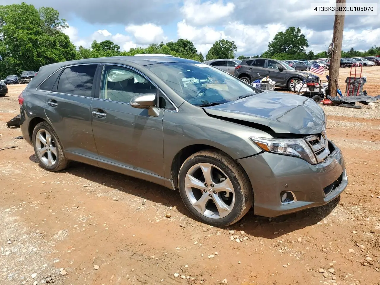 2014 Toyota Venza Le VIN: 4T3BK3BBXEU105070 Lot: 57047785