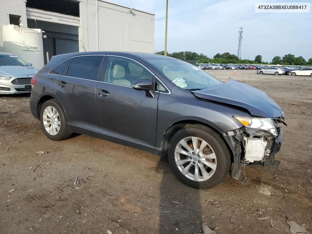 2014 Toyota Venza Le VIN: 4T3ZA3BBXEU088417 Lot: 62403195