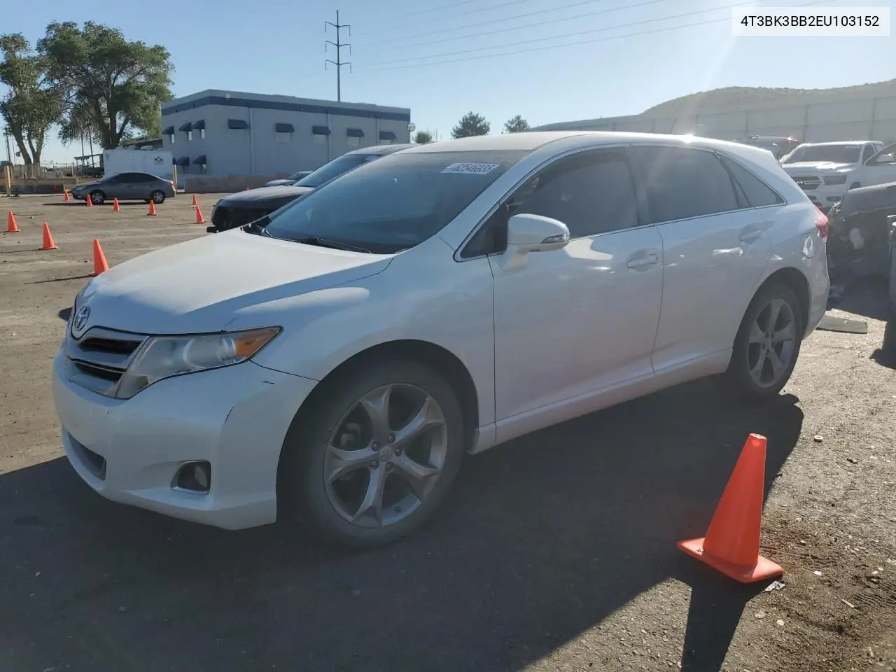 2014 Toyota Venza Le VIN: 4T3BK3BB2EU103152 Lot: 62546935