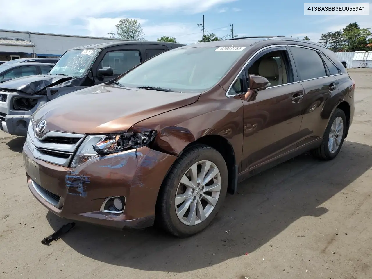 2014 Toyota Venza Le VIN: 4T3BA3BB3EU055941 Lot: 62658455