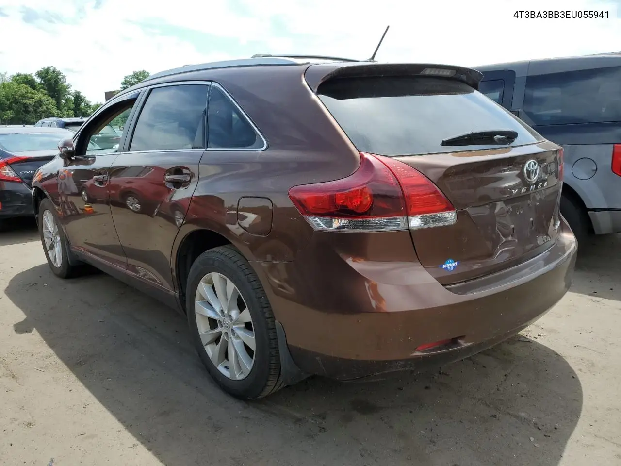 2014 Toyota Venza Le VIN: 4T3BA3BB3EU055941 Lot: 62658455