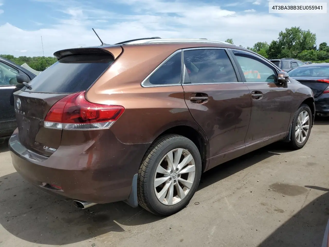 2014 Toyota Venza Le VIN: 4T3BA3BB3EU055941 Lot: 62658455
