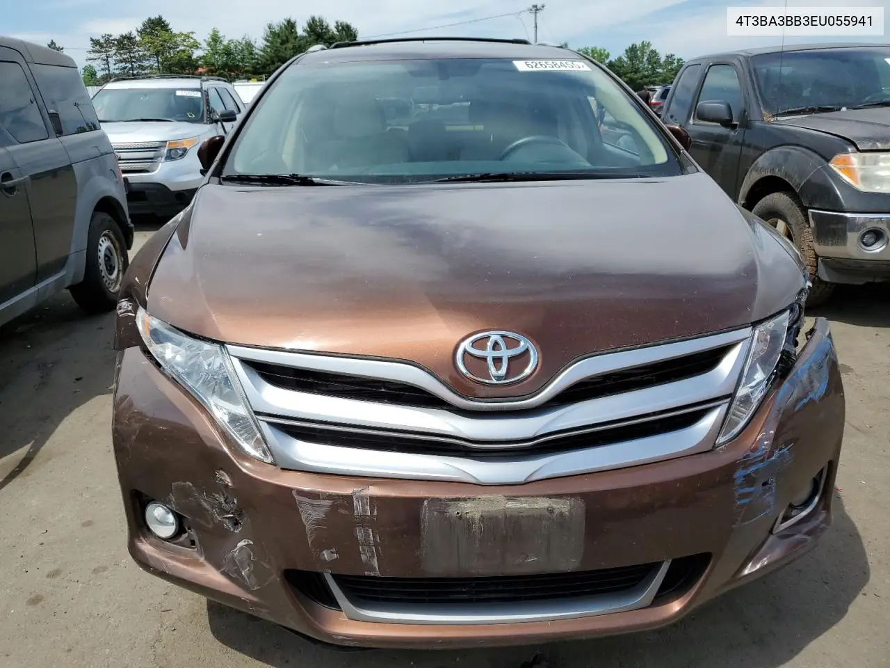 2014 Toyota Venza Le VIN: 4T3BA3BB3EU055941 Lot: 62658455
