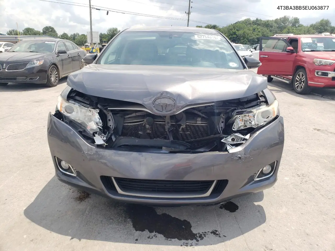 2014 Toyota Venza Le VIN: 4T3BA3BB5EU063877 Lot: 62784015