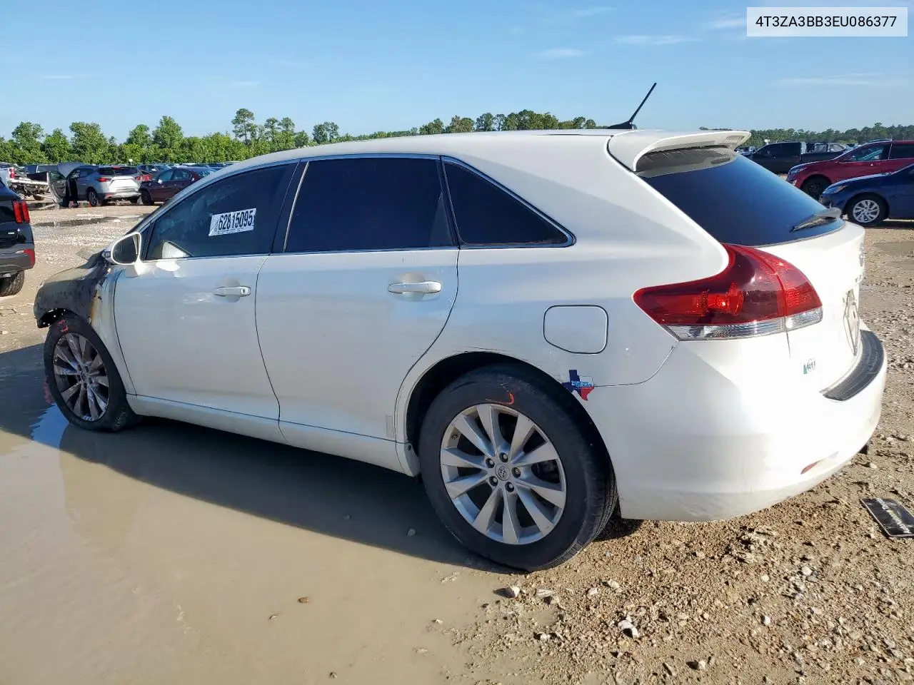 2014 Toyota Venza Le VIN: 4T3ZA3BB3EU086377 Lot: 62815095