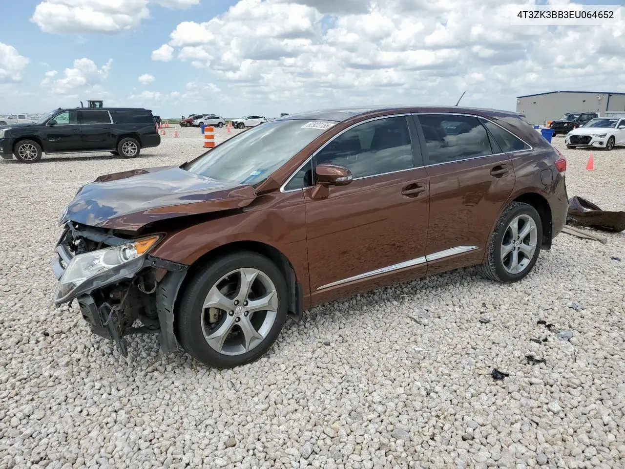 2014 Toyota Venza Le VIN: 4T3ZK3BB3EU064652 Lot: 62923155