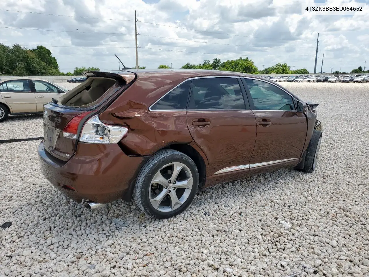 2014 Toyota Venza Le VIN: 4T3ZK3BB3EU064652 Lot: 62923155