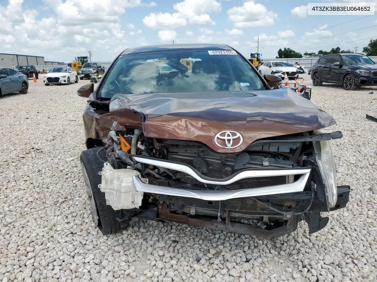 2014 Toyota Venza Le VIN: 4T3ZK3BB3EU064652 Lot: 62923155