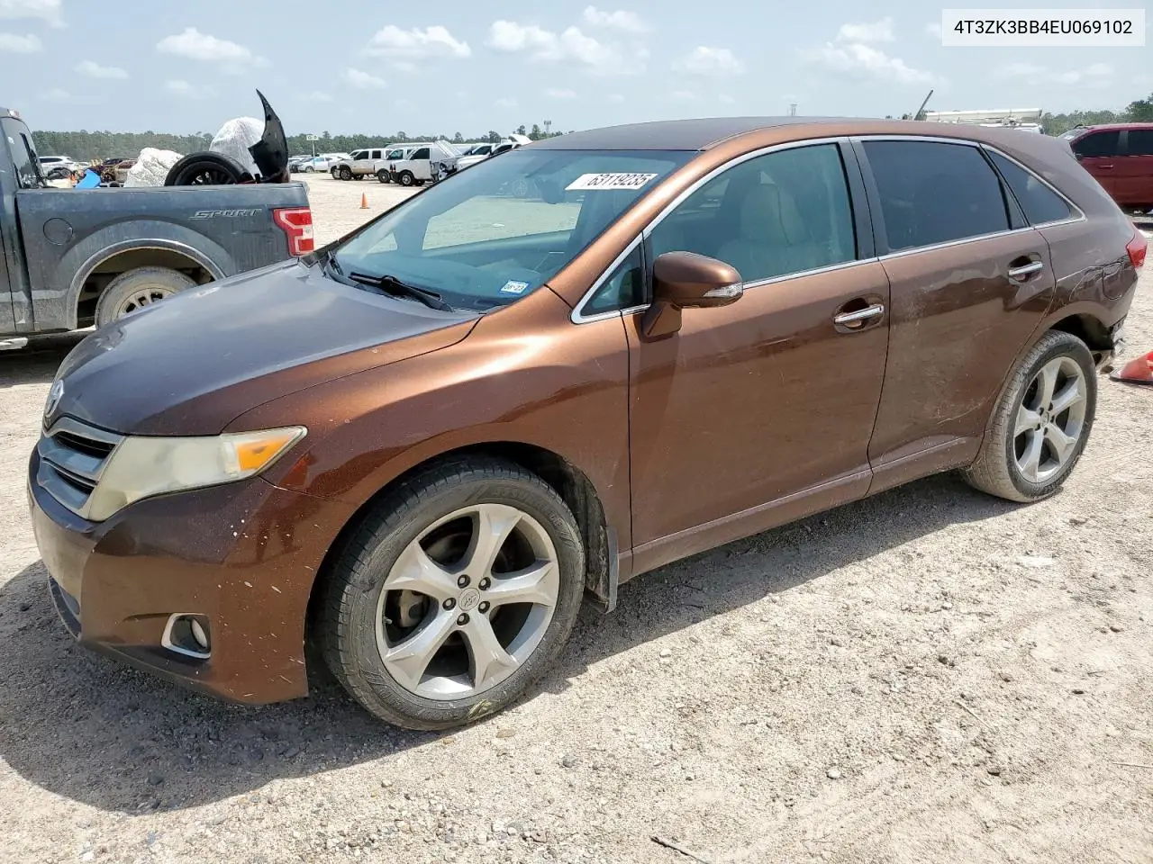 2014 Toyota Venza Le VIN: 4T3ZK3BB4EU069102 Lot: 63119235