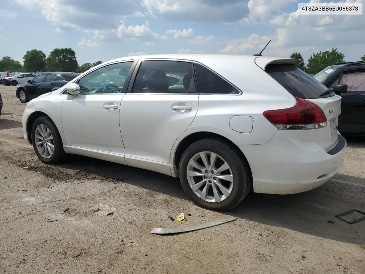 2014 Toyota Venza Le VIN: 4T3ZA3BB6EU086373 Lot: 63475215