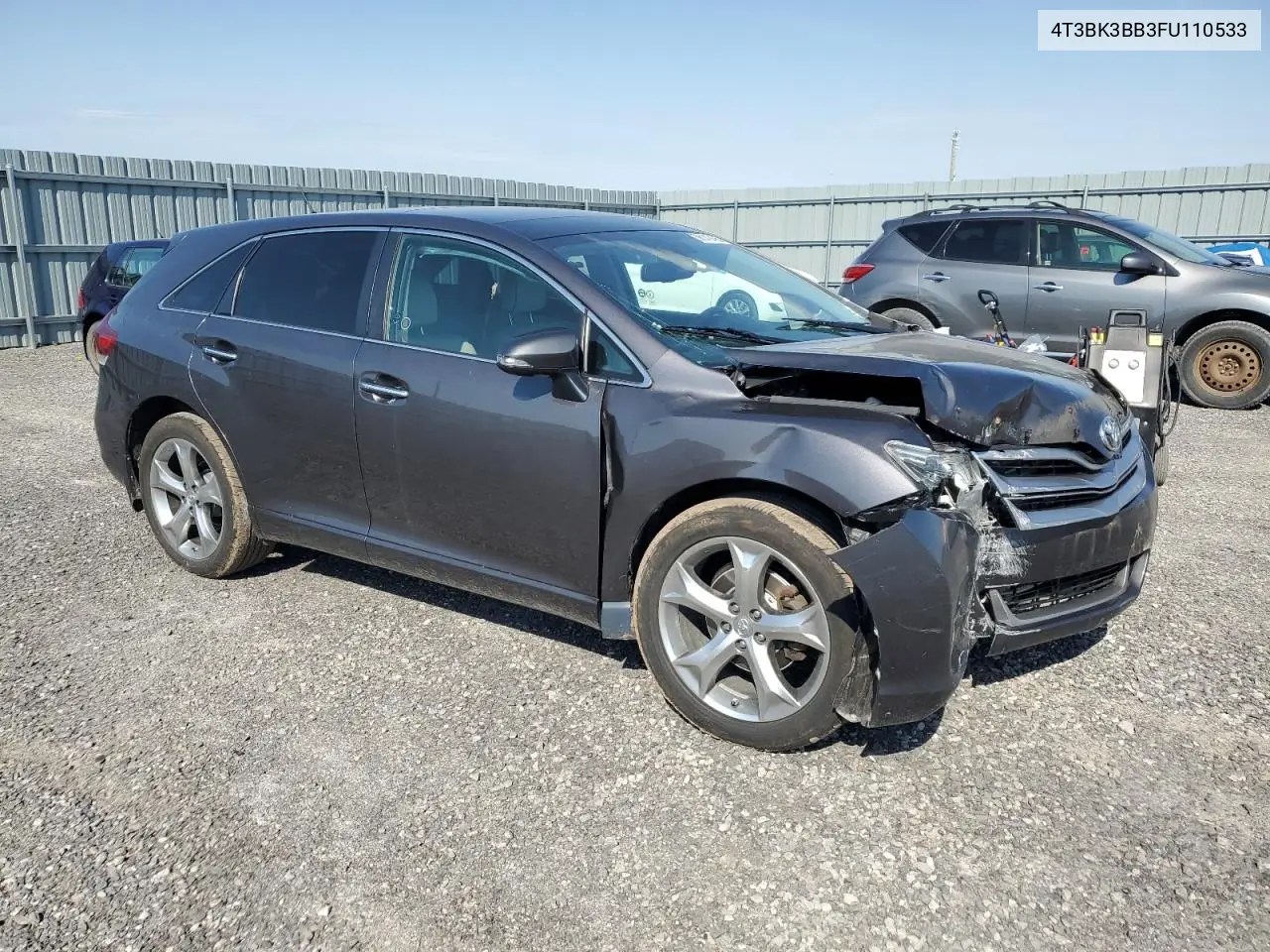 2015 Toyota Venza Le VIN: 4T3BK3BB3FU110533 Lot: 56142495