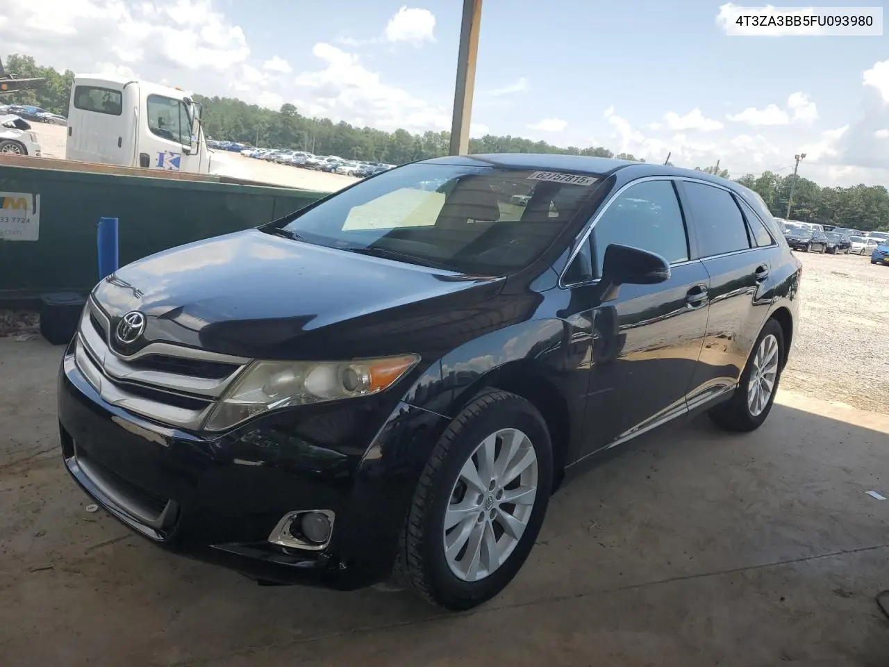 2015 Toyota Venza Le VIN: 4T3ZA3BB5FU093980 Lot: 62757815