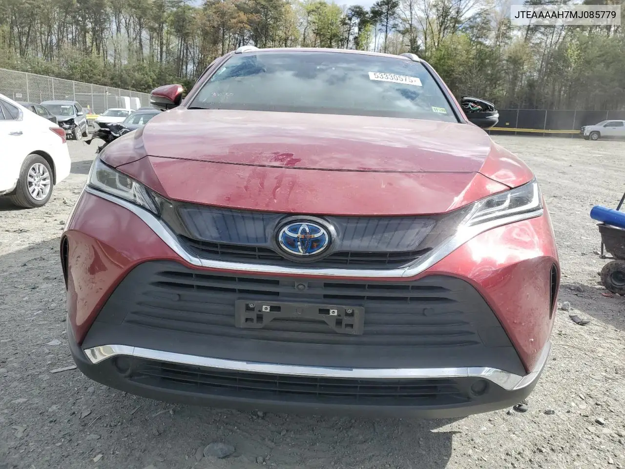 2021 Toyota Venza Le VIN: JTEAAAAH7MJ085779 Lot: 53330575