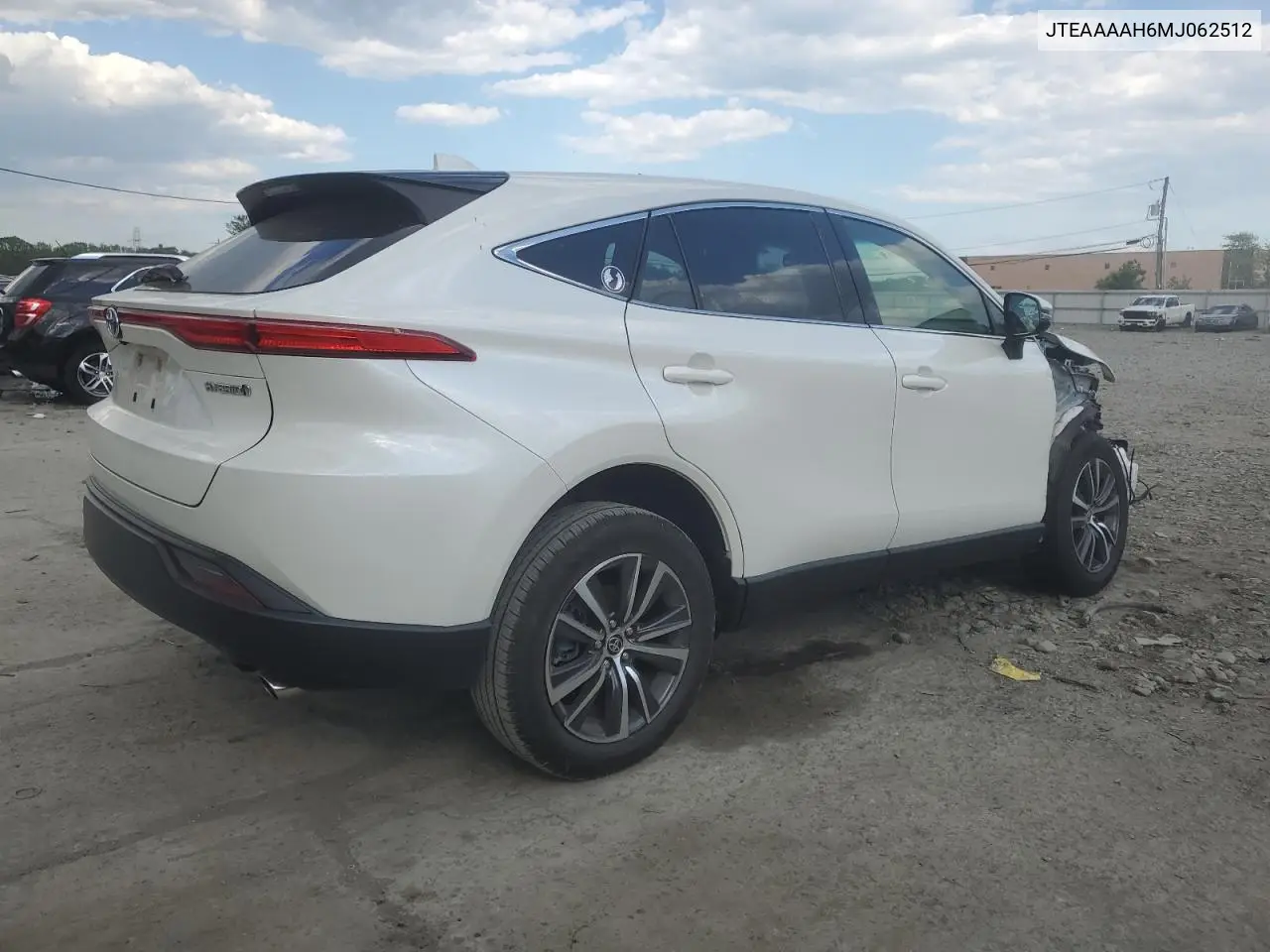 2021 Toyota Venza Le VIN: JTEAAAAH6MJ062512 Lot: 55456465