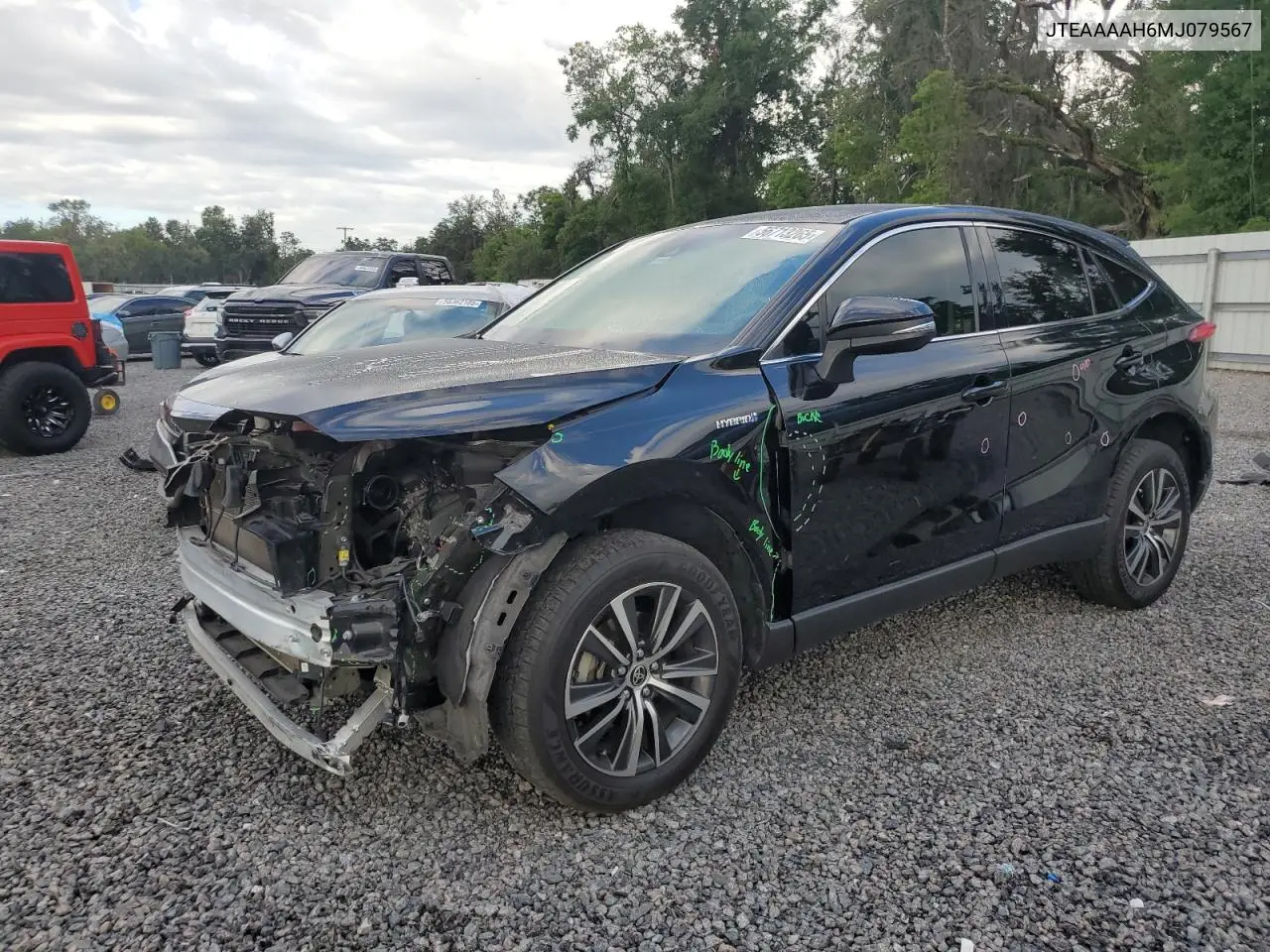 2021 Toyota Venza Le VIN: JTEAAAAH6MJ079567 Lot: 56713265