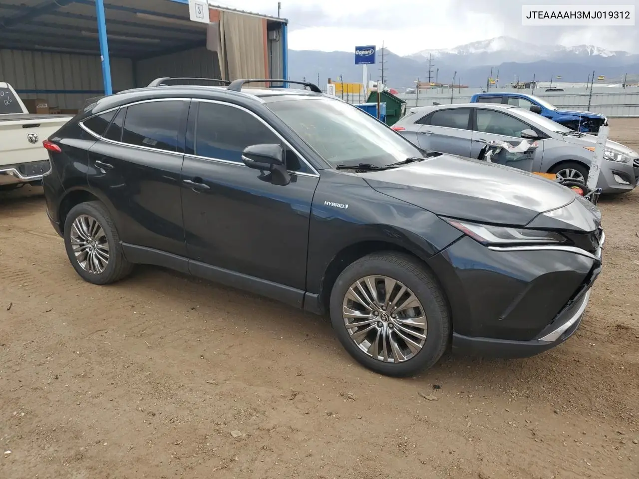 2021 Toyota Venza Le VIN: JTEAAAAH3MJ019312 Lot: 57129505