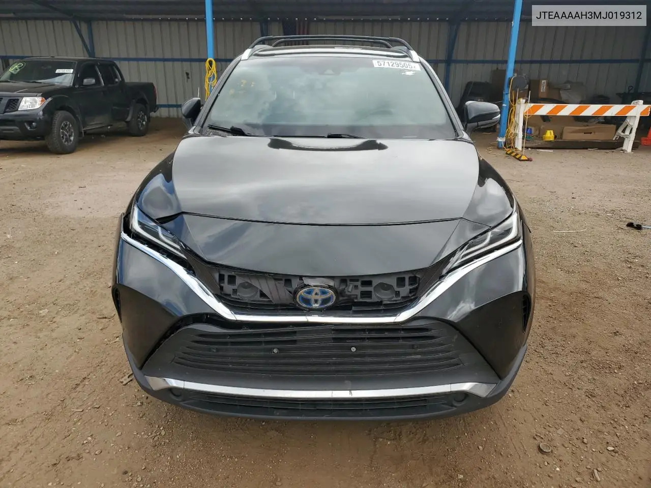 2021 Toyota Venza Le VIN: JTEAAAAH3MJ019312 Lot: 57129505