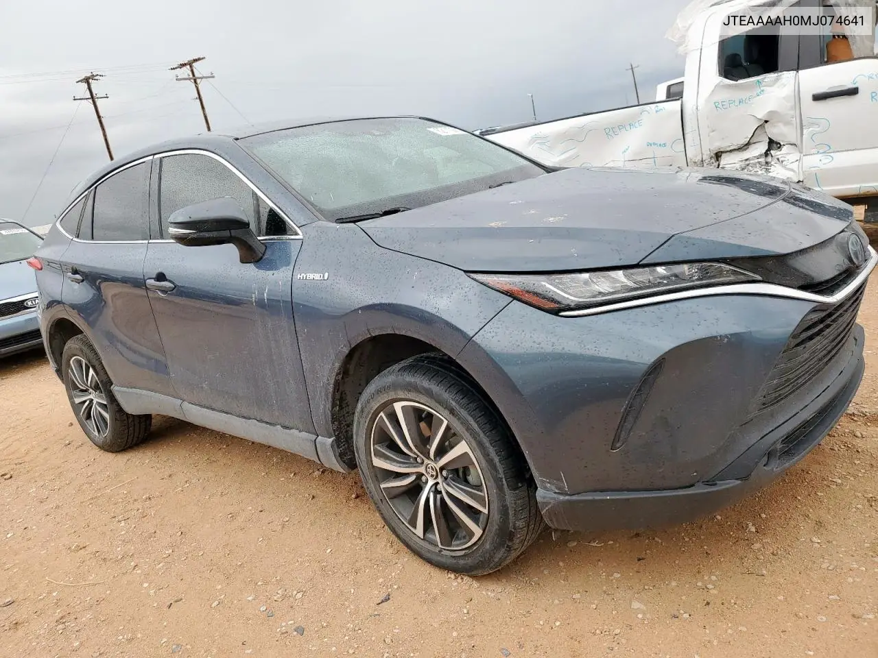 2021 Toyota Venza Le VIN: JTEAAAAH0MJ074641 Lot: 62110865