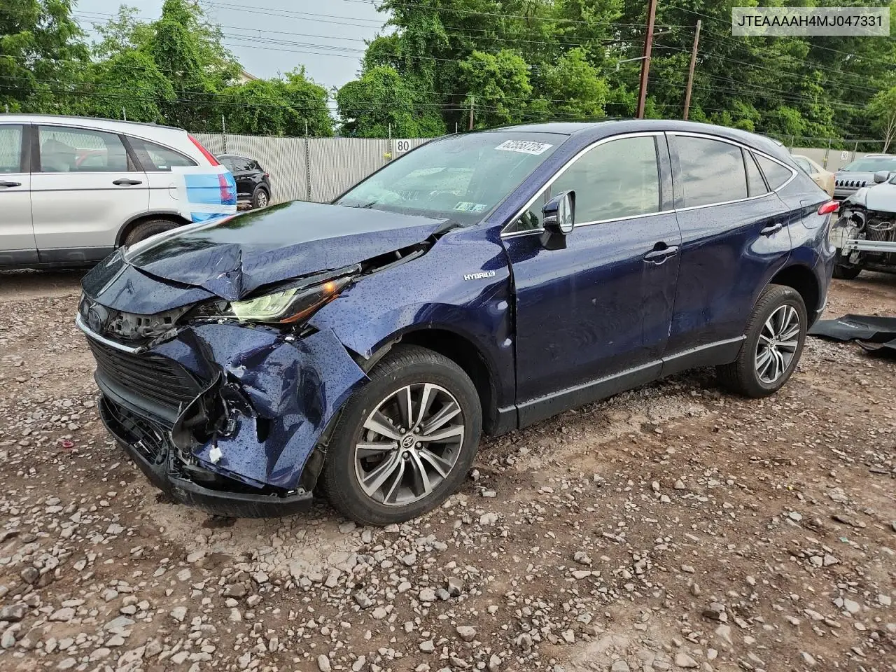2021 Toyota Venza Le VIN: JTEAAAAH4MJ047331 Lot: 62558725