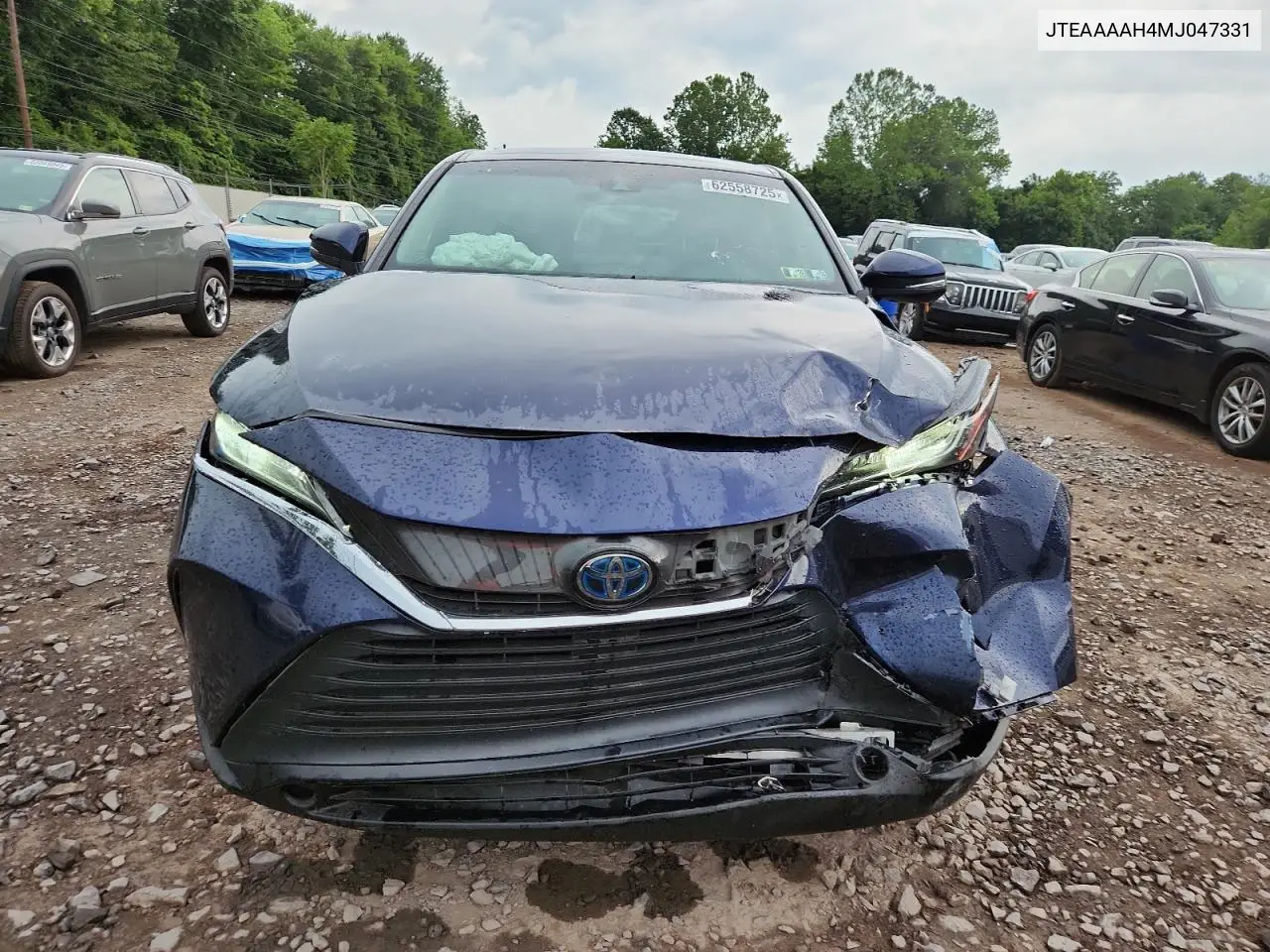 2021 Toyota Venza Le VIN: JTEAAAAH4MJ047331 Lot: 62558725