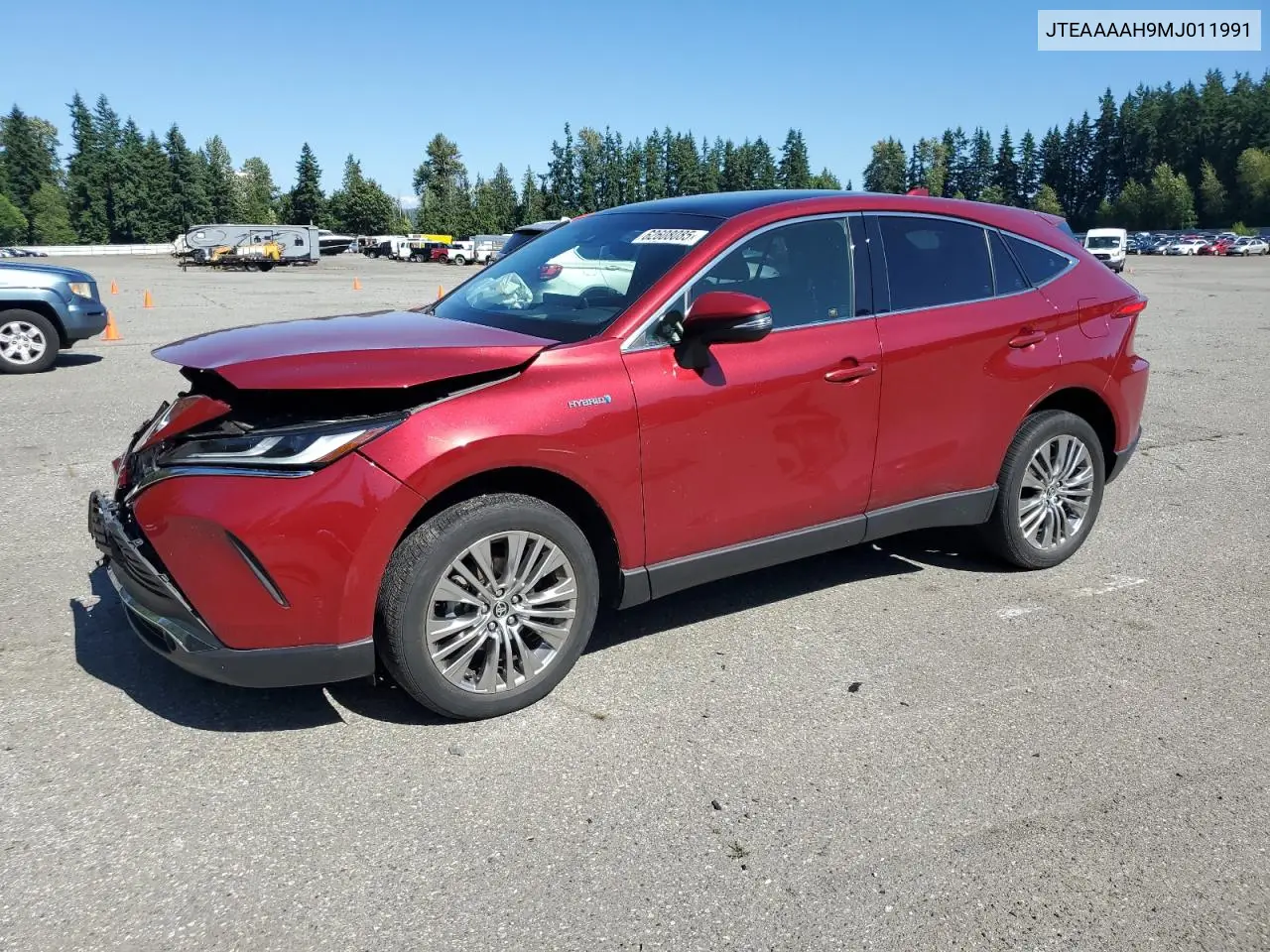 2021 Toyota Venza Le VIN: JTEAAAAH9MJ011991 Lot: 62608085