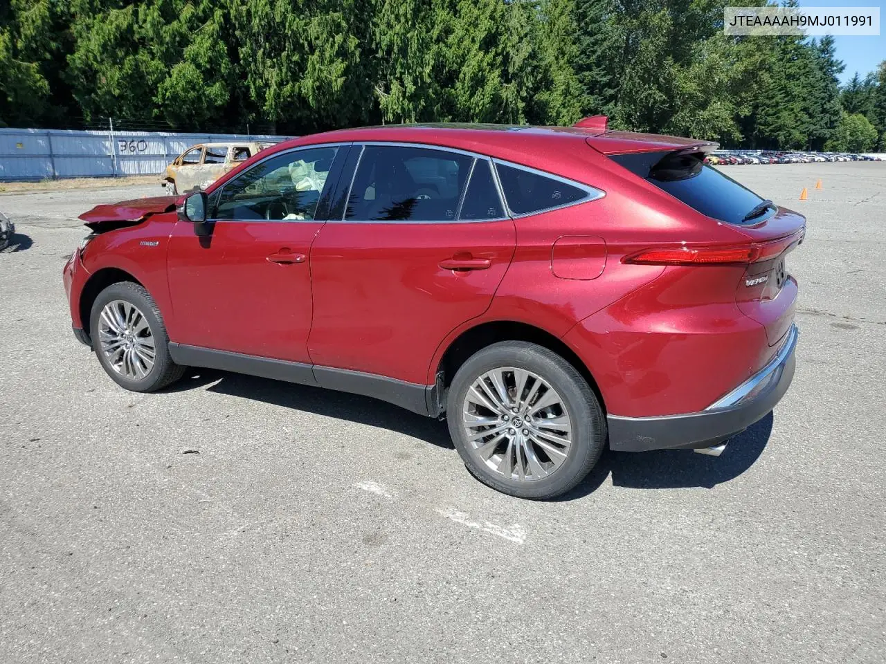 2021 Toyota Venza Le VIN: JTEAAAAH9MJ011991 Lot: 62608085