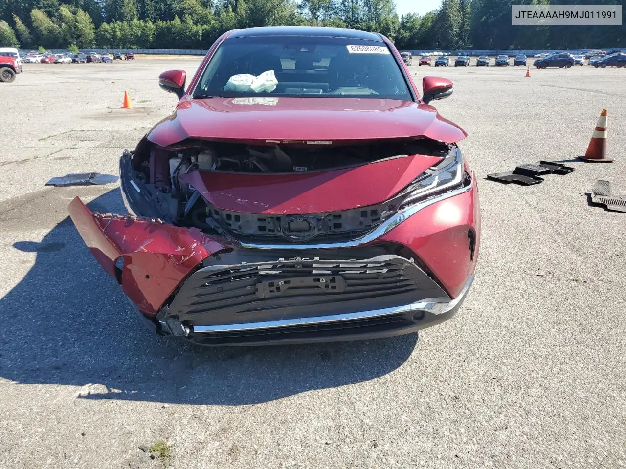 2021 Toyota Venza Le VIN: JTEAAAAH9MJ011991 Lot: 62608085