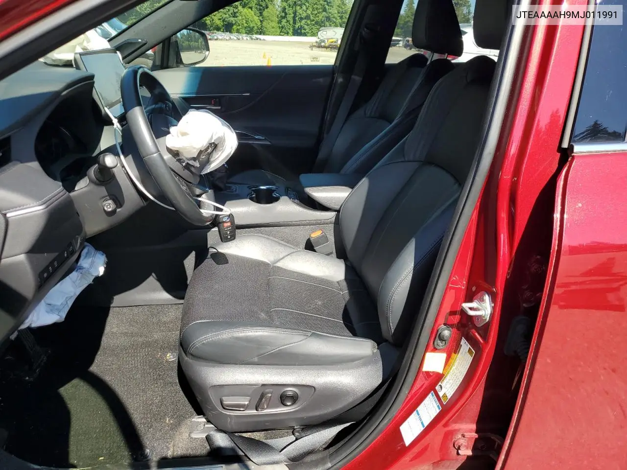 2021 Toyota Venza Le VIN: JTEAAAAH9MJ011991 Lot: 62608085