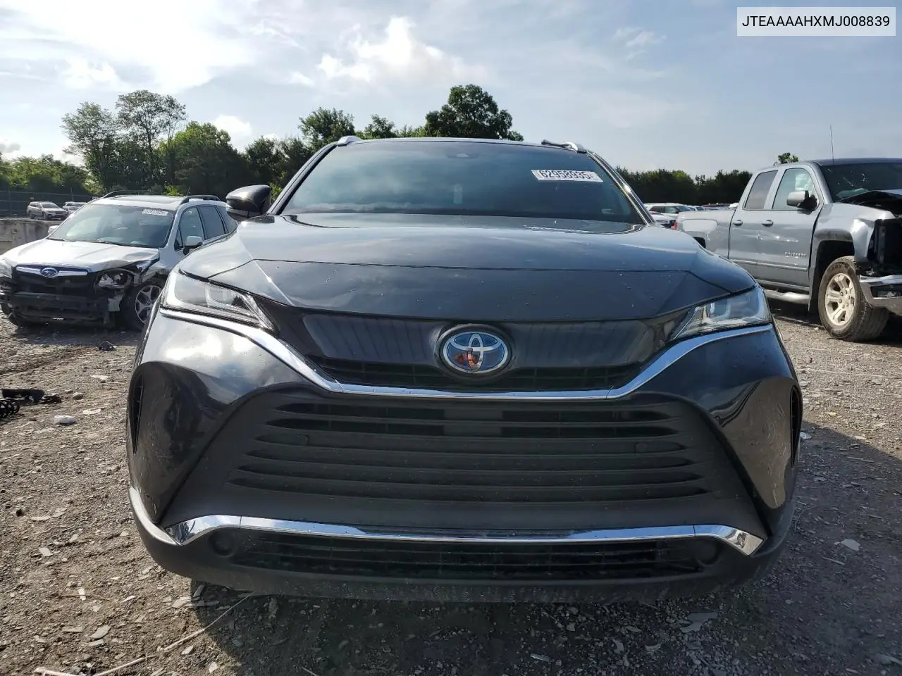 2021 Toyota Venza Le VIN: JTEAAAAHXMJ008839 Lot: 62958935