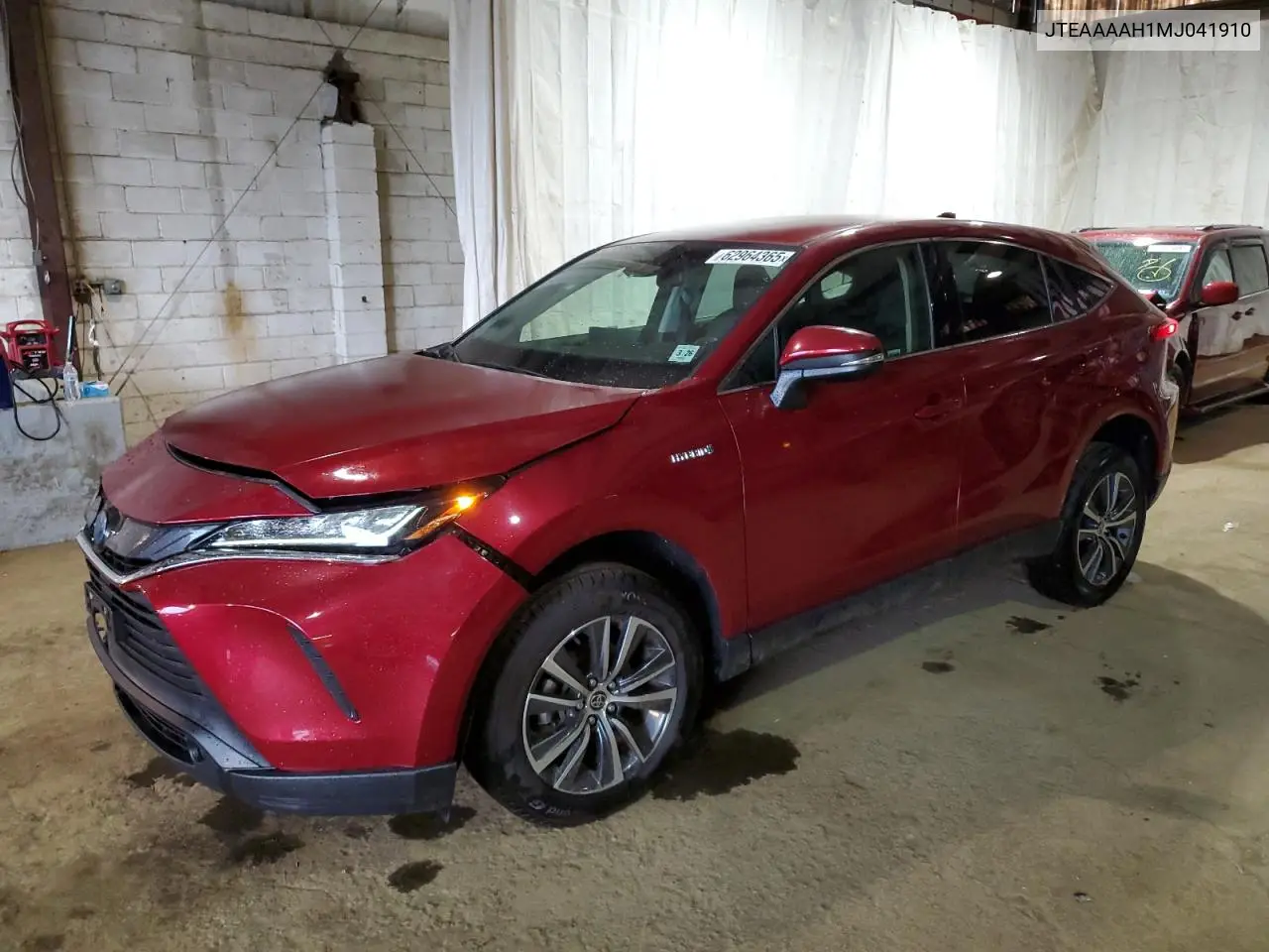 2021 Toyota Venza Le VIN: JTEAAAAH1MJ041910 Lot: 62964365