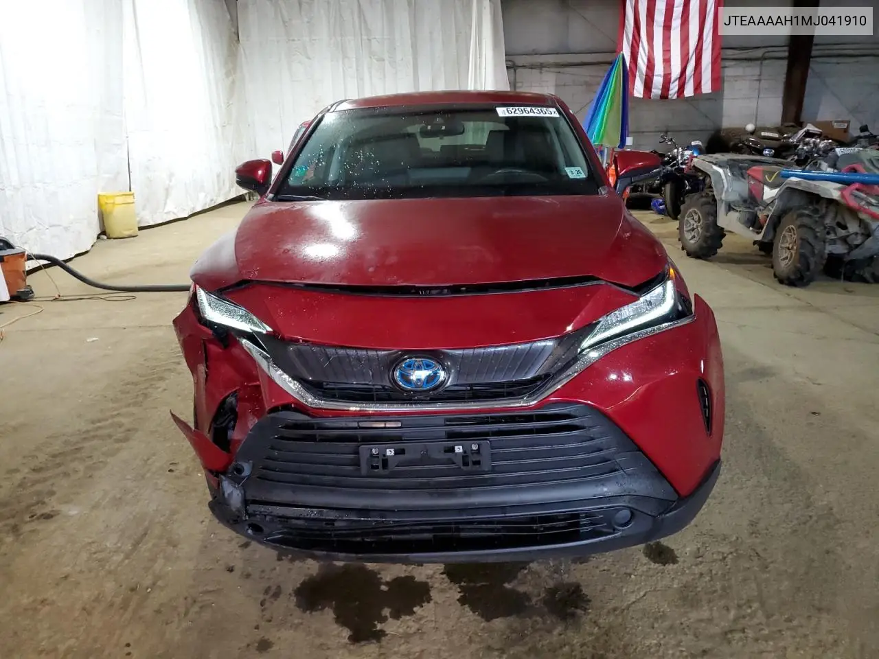 2021 Toyota Venza Le VIN: JTEAAAAH1MJ041910 Lot: 62964365